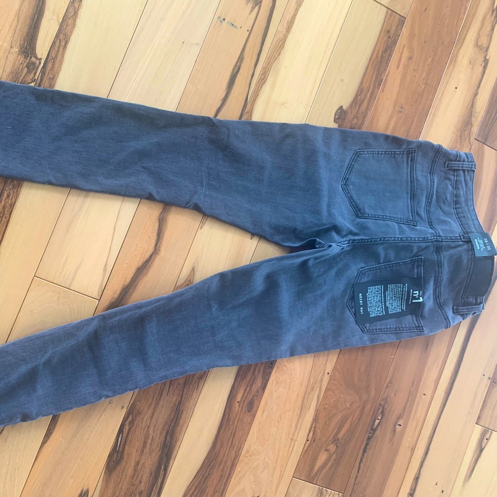 Noisy May Charcoal Skinny Jeans